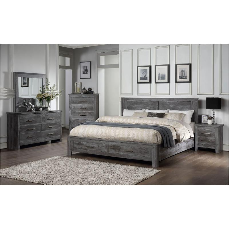 ACME | Vidalia Queen Complete Bed with Storage