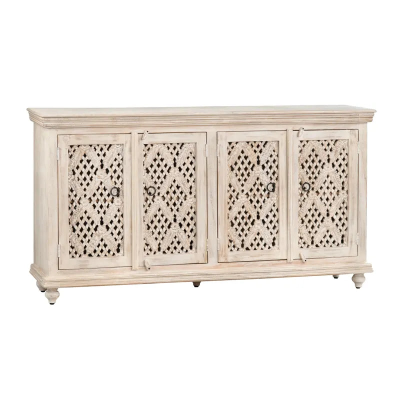Lattice Four-Door Sideboard