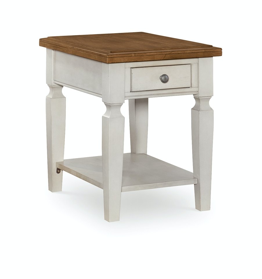 Vista | End Table - Hickory & Shell