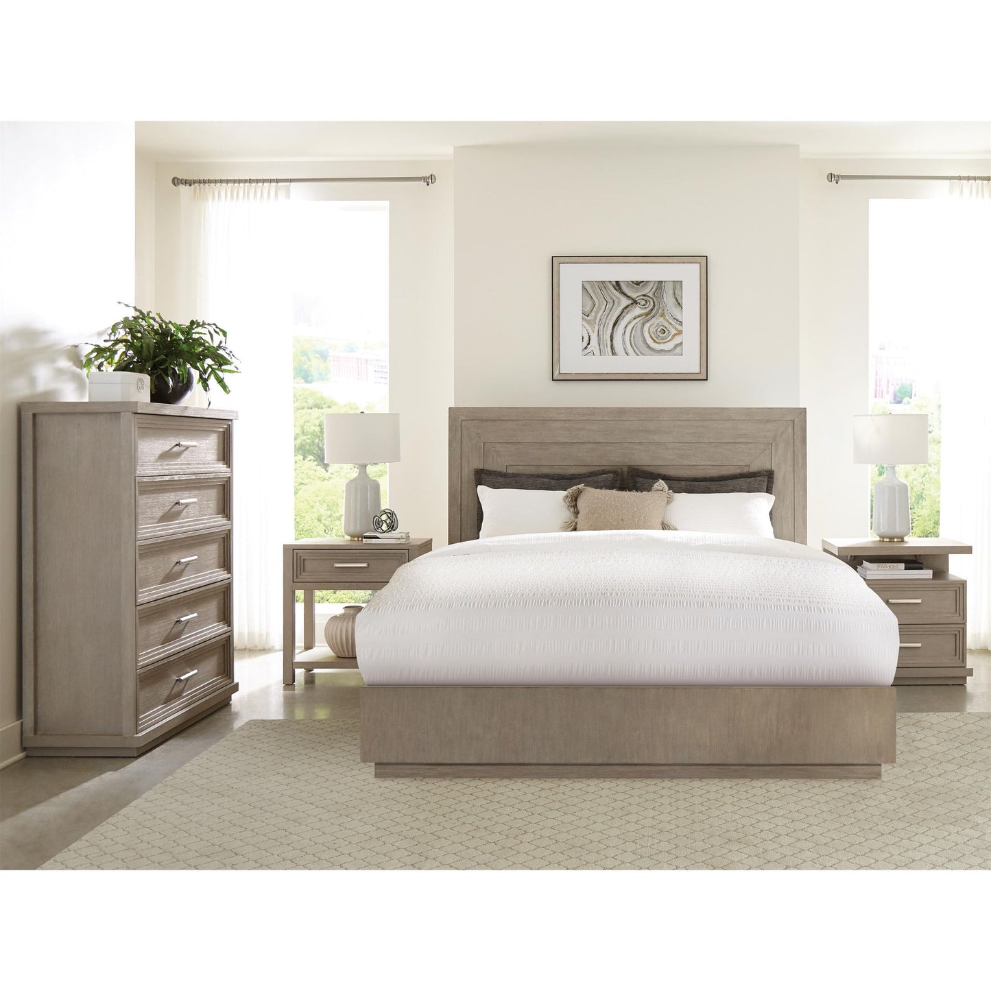 Cascade - King Panel Bed - Dovetail