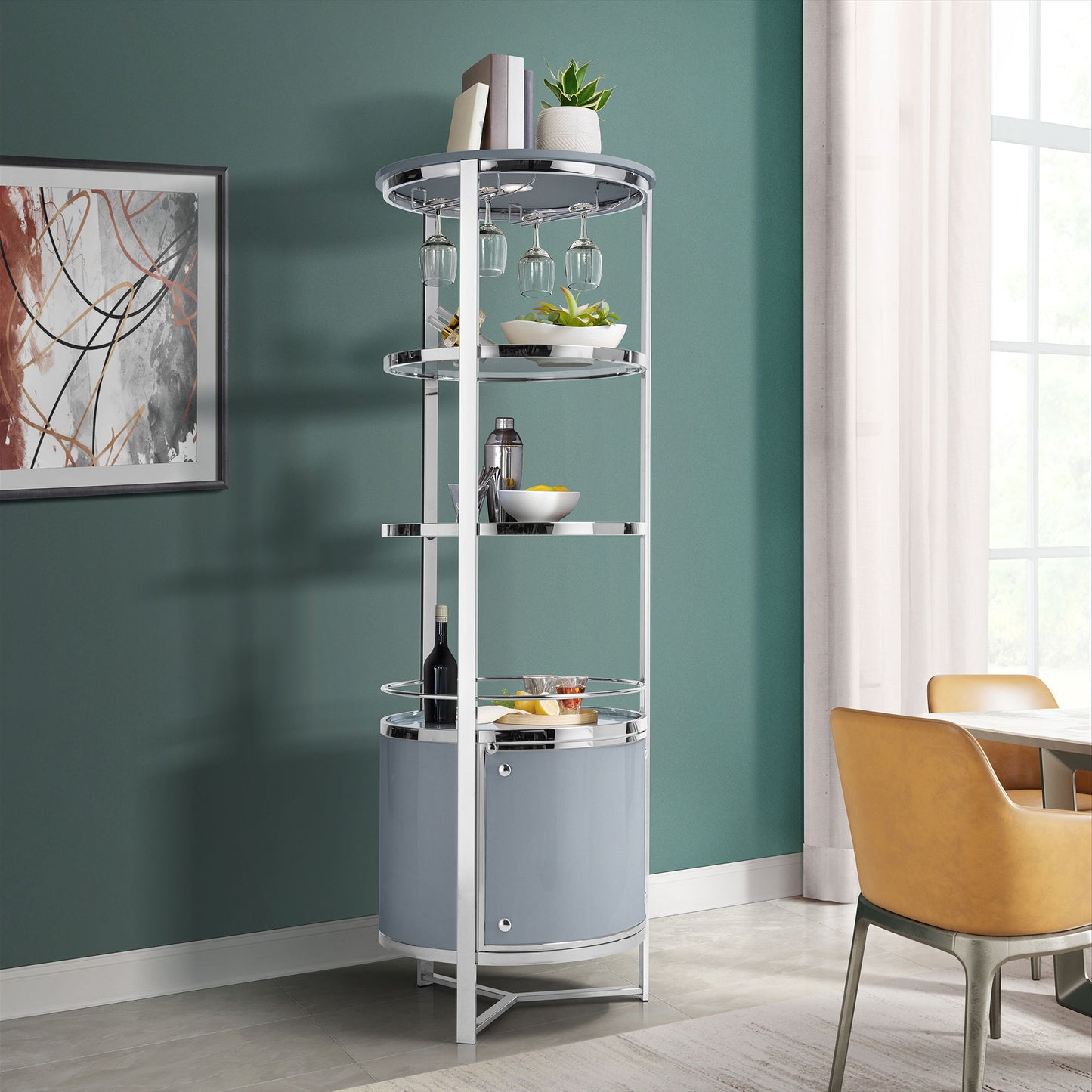 Lalia - Wine Rack With LED