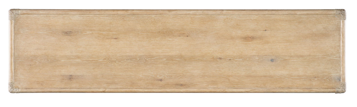 Retreat - Pole Rattan Console
