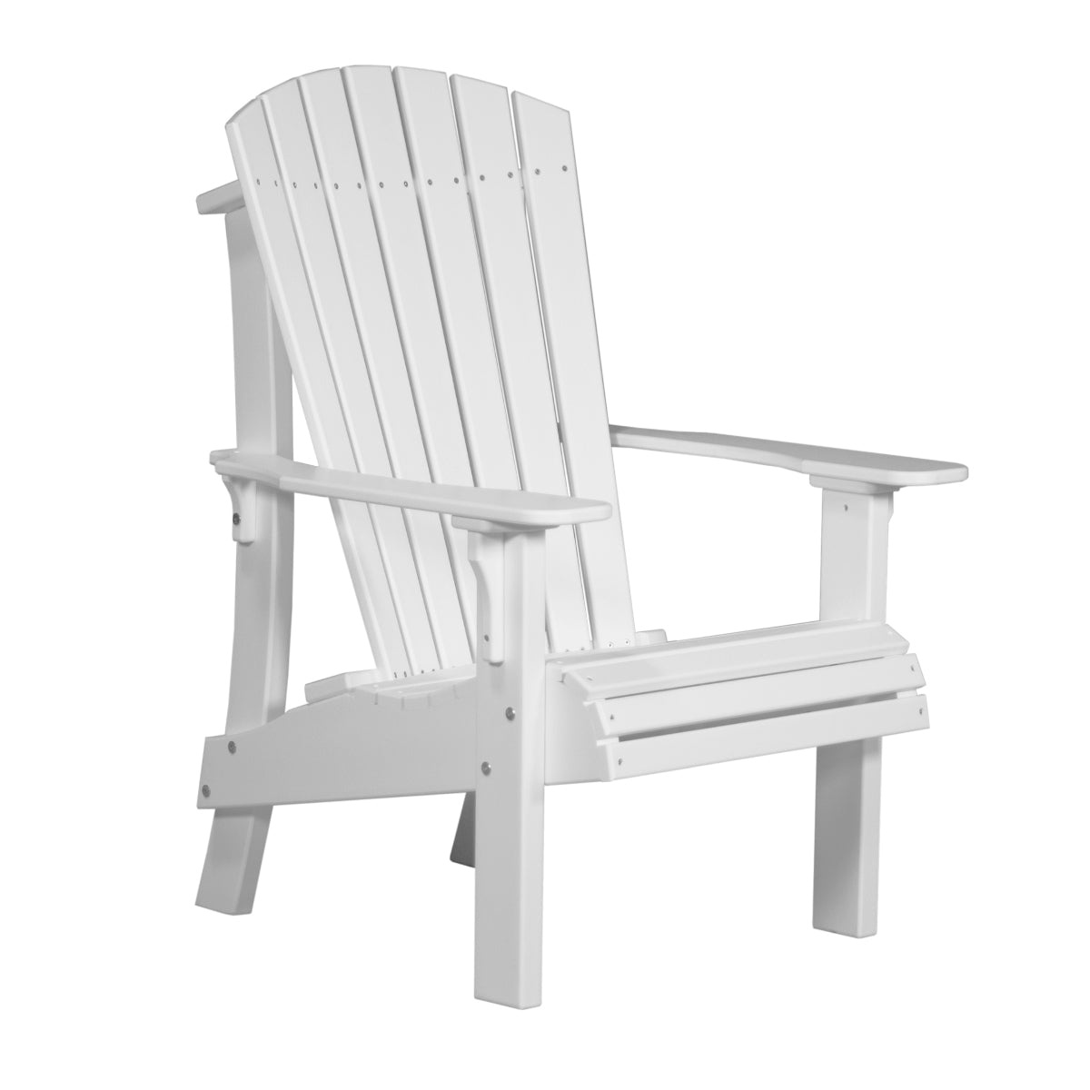 LuxCraft Royal Adirondack Chair | Elevated Seat Poly Outdoor Chair