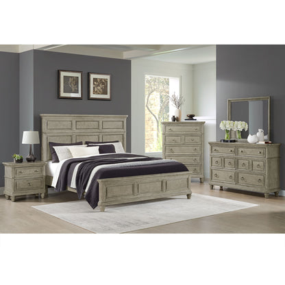 Whit-Ash - 5-Drawer Chest - Light Gray
