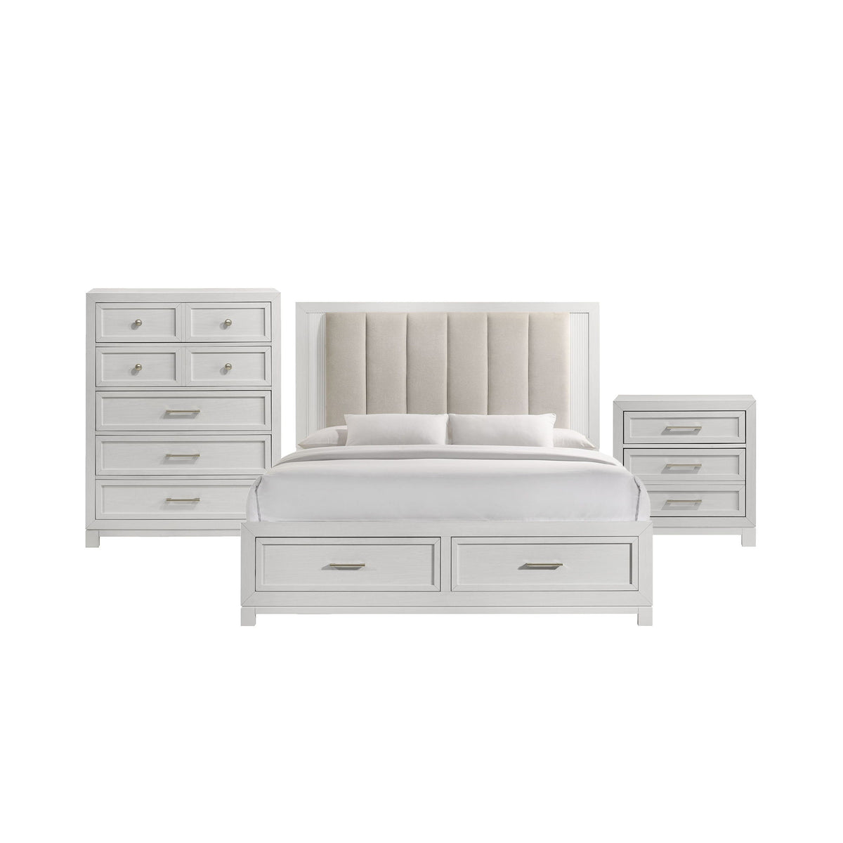 Baystorm - Upholstered Storage Bedroom Set