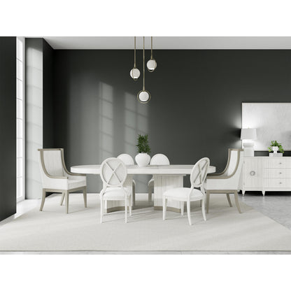 Hepburn - Upholstered Host Chair (Set of 2) - White