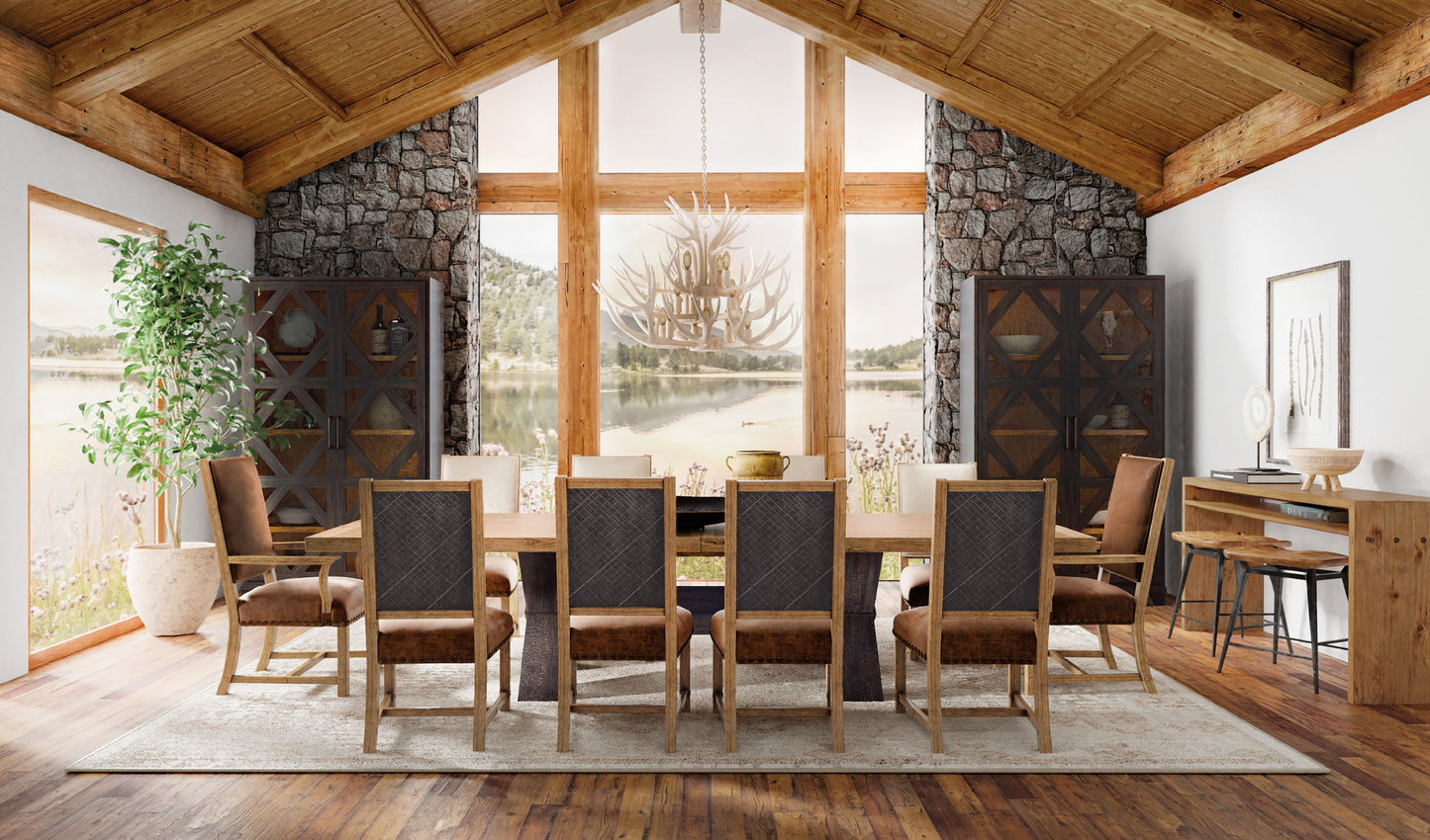 Big Sky - Side Chair (Set of 2) - Dark Brown