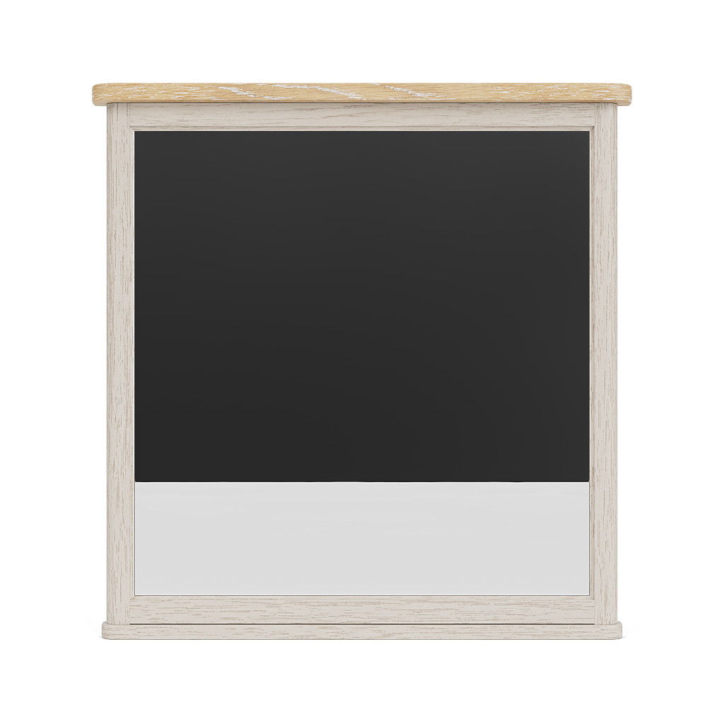 Glenndale - Dresser Mirror - Aged White