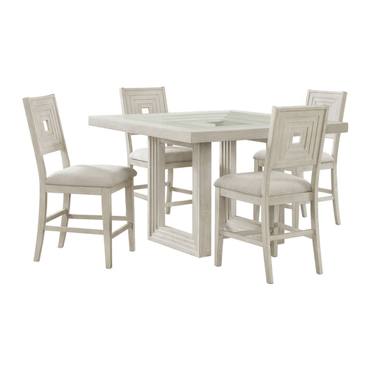 Avalanche - Square Counter Height Dining Set