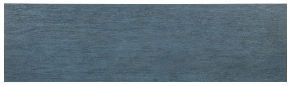 Melange - Round Valley Three Door Entertainment Credenza - Blue
