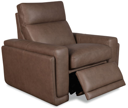 MS - Simone ZG Power Recliner With Power Headrest and BT speaker - Brown