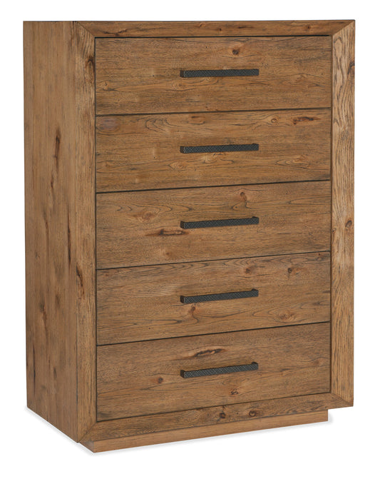 Big Sky - 55.25" 5-Drawer Chest - Light Brown