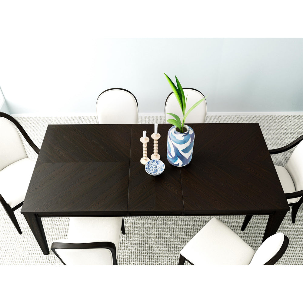 Lydia - Rectangular Dining Table - Dark Brown
