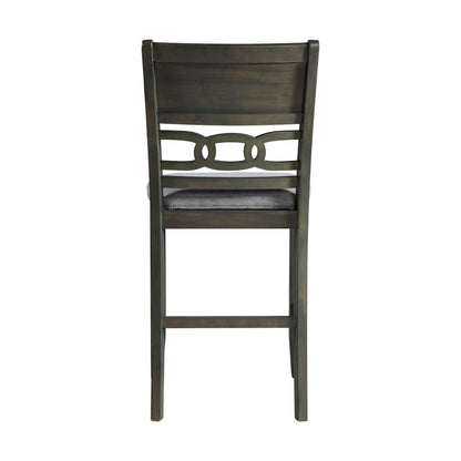 Amherst - Counter Side Chair With Fabric Cushion (Set of 2) - Gray Finish