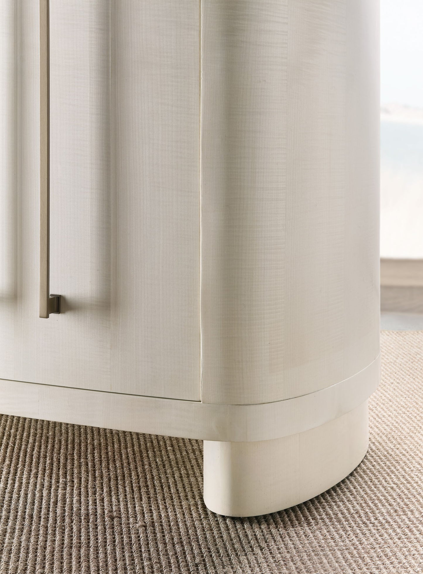 Melange - Bar None Credenza - White