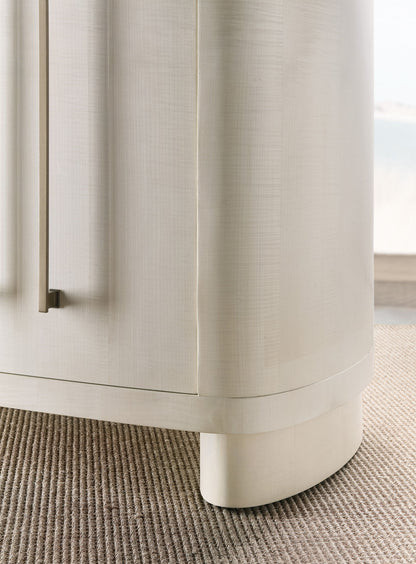 Melange - Bar None Credenza - White
