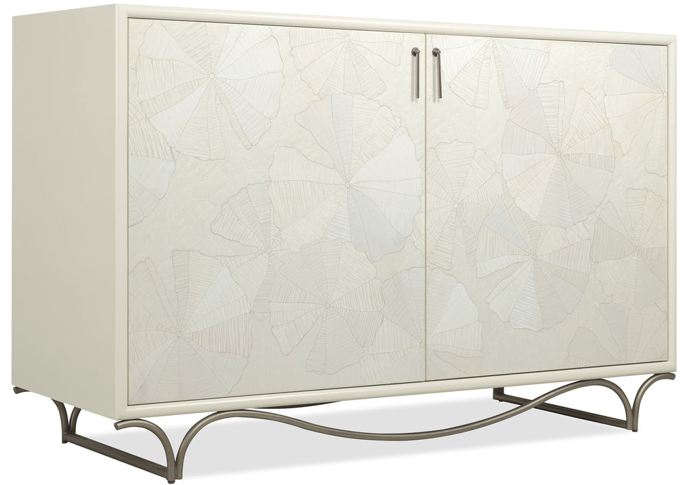 Melange - White Lotus Hall Chest - White