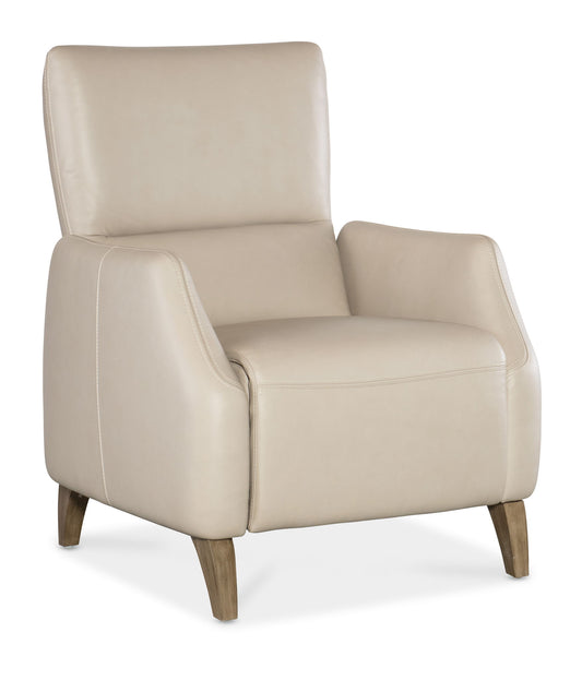 RC - Rumero Press Back Recliner - White