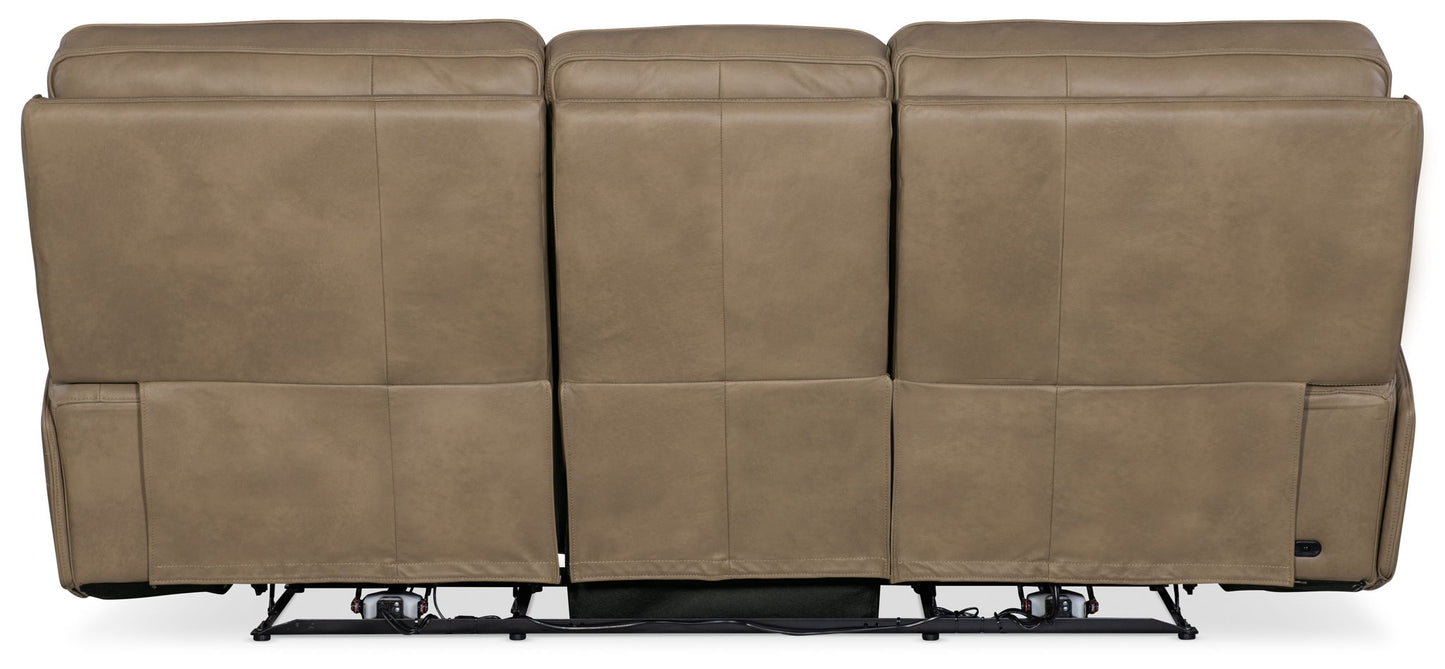 MS - Riverton Power Sofa With Power Headrest And Lumbar
