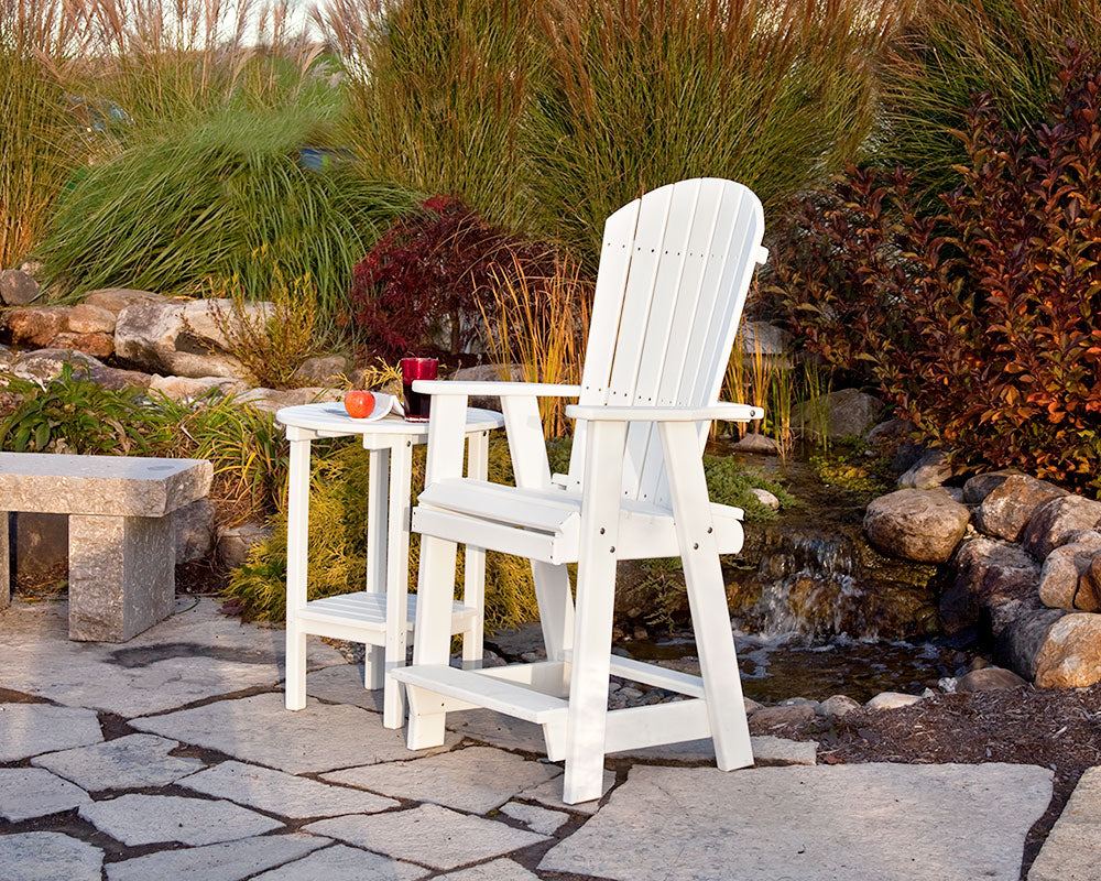 Outdoor Bundle | 3 Piece Balcony Chair & Double Tier Set - Counter Height