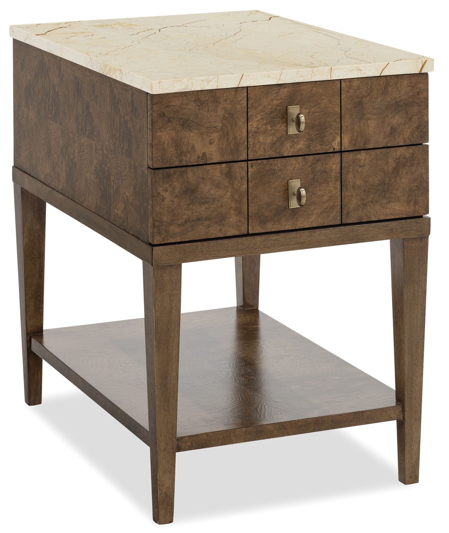 Melange - Penelope Chairside Table - Brown