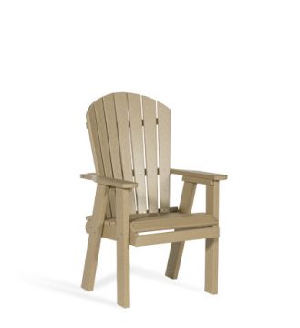 321D- Leisure Lawns | Dining Height Fanback Chair