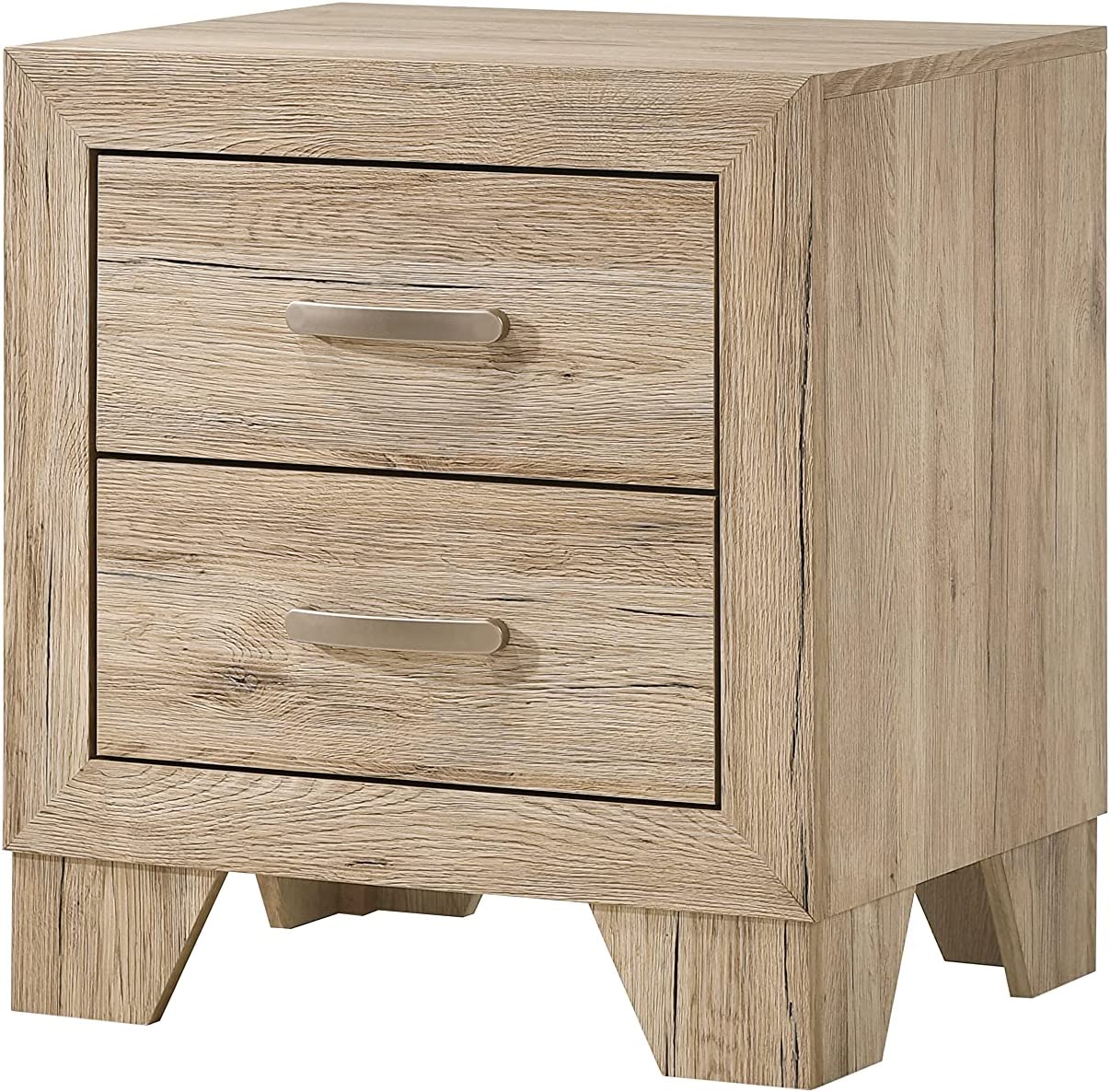 ACME | Miquell 2-Drawer Wooden Nightstand in Natural