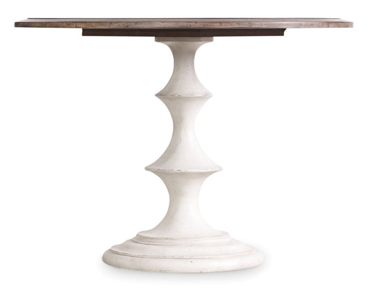 Melange - Brynlee 42" Table - White