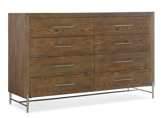 Chapman - 8-Drawer Dresser - Light Brown