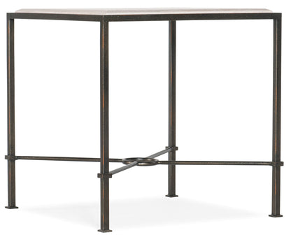 Melange - End Table - White