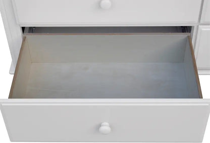Abacoa | 6 Drawer Dresser w/ Mirror Option - White
