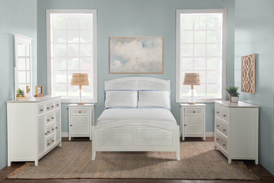 High Tide Arch Bed Collection  | Arch Bed - Chalk & White