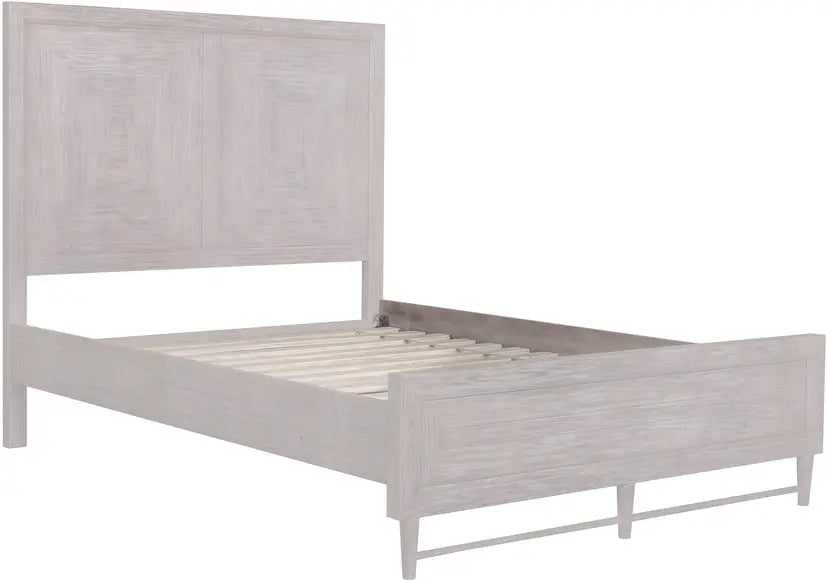 Augusta | King Panel Bed – Light Wood Finish