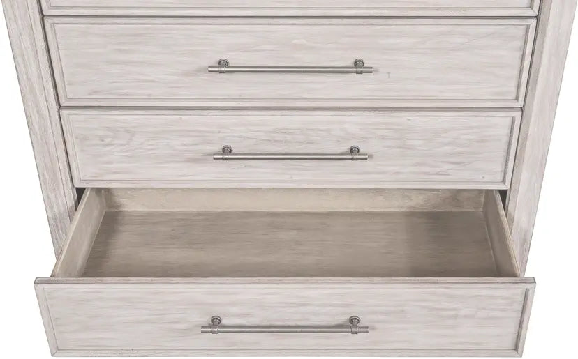 Augusta | 6-Drawer Chest – Light Wood Finish