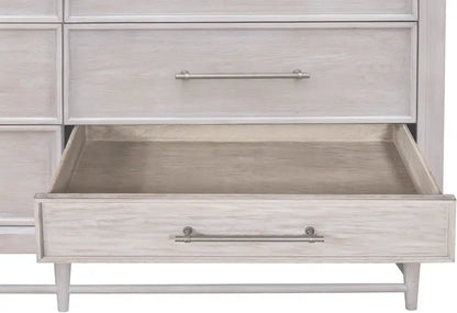 Augusta| 6 Drawer Dresser – Light Wood Finish