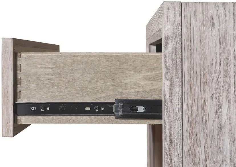 Augusta | 1 Drawer Nightstand w/ Shelf - Light Wood Finish