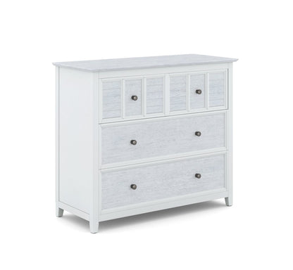 High Tide  | King Arch Bed Bedroom Set - Chalk & White