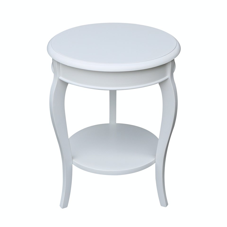 Destinations | Cambria Accent Table - Pure White