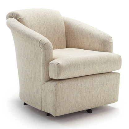 Cass Swivel Barrel Chair – Modern Comfort with 360° Style
