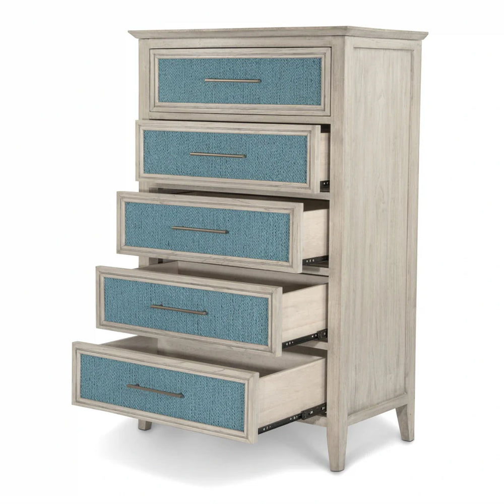 Ocean Isles | 5 Drawer Woven Chest