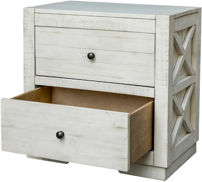 Crescent | Queen Bedroom Set | Complete Queen Bed & 2 Nightstands