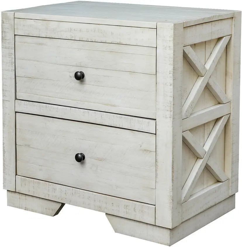 Crescent | Queen Bedroom Set | Complete Queen Bed & 2 Nightstands