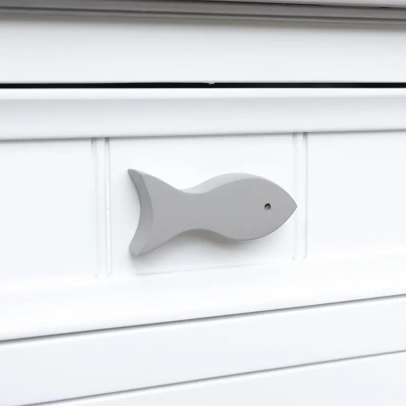 Fishtails 1-Drawer | 1-Door Nightstand