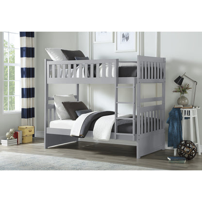 Galen Twin/Twin Bunkbed | Grey