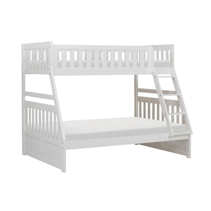 Galen Twin/Full Bunkbed | White