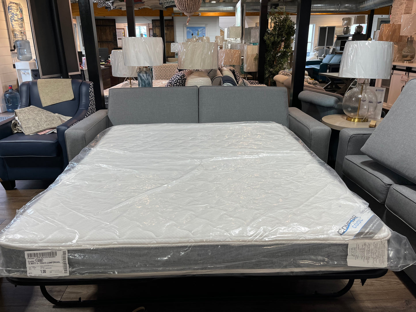 Commercial Grade Classic Square Queen Sleeper - 3 Year Warranty