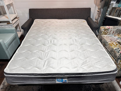 Commercial Sleeper Sofa | Jasper Smoke Crypton Performance Fabric - LAST ONE