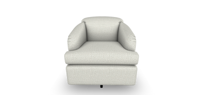 Cass Swivel Barrel Chair – Modern Comfort with 360° Style