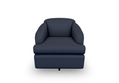Cass Swivel Barrel Chair – Modern Comfort with 360° Style