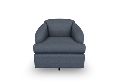 Cass Swivel Barrel Chair – Modern Comfort with 360° Style